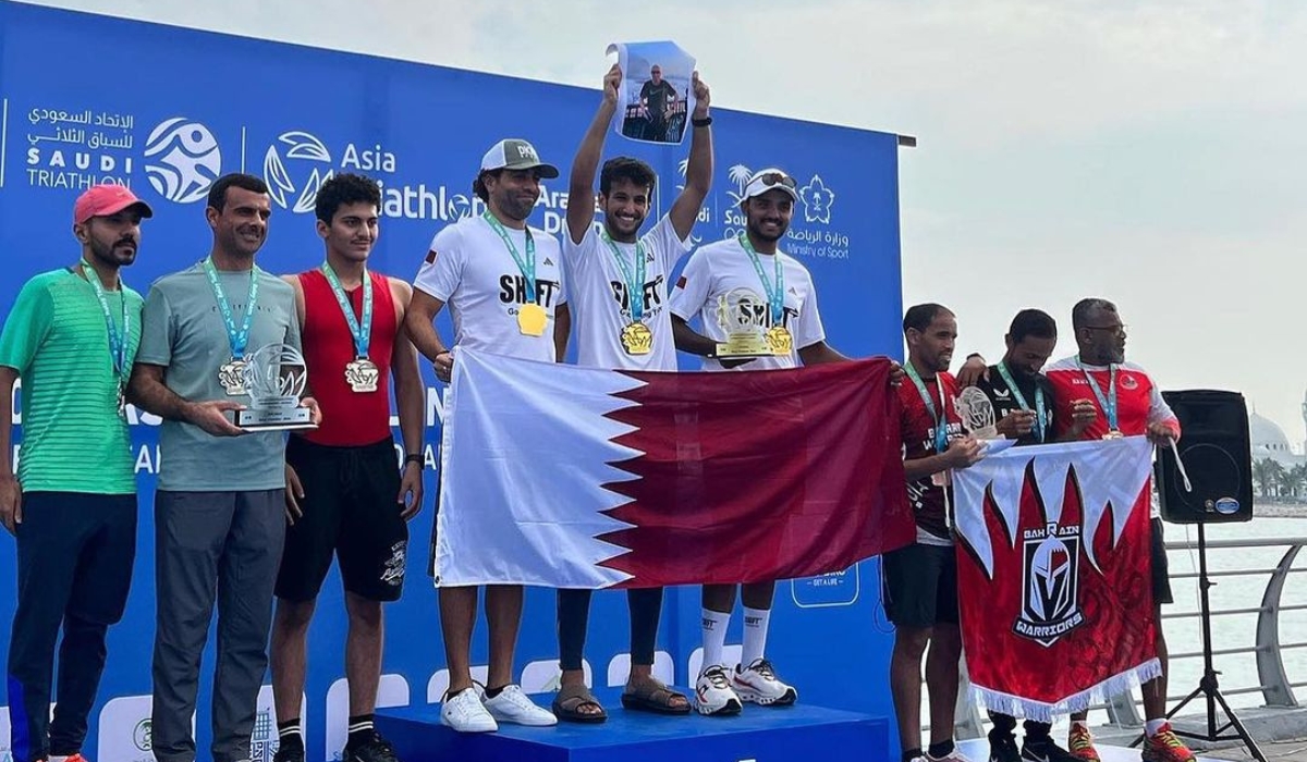 Qatari Athletes Showcase Brilliance At The Asia Triathlon Sprint Championships.